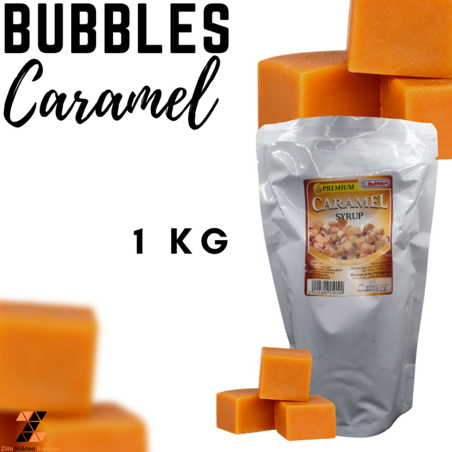 Bubbles Syrups 1KG, Best Food, Flavoring Syrups / Chocolate Caramel Strawberry Blueberry Mango Ube