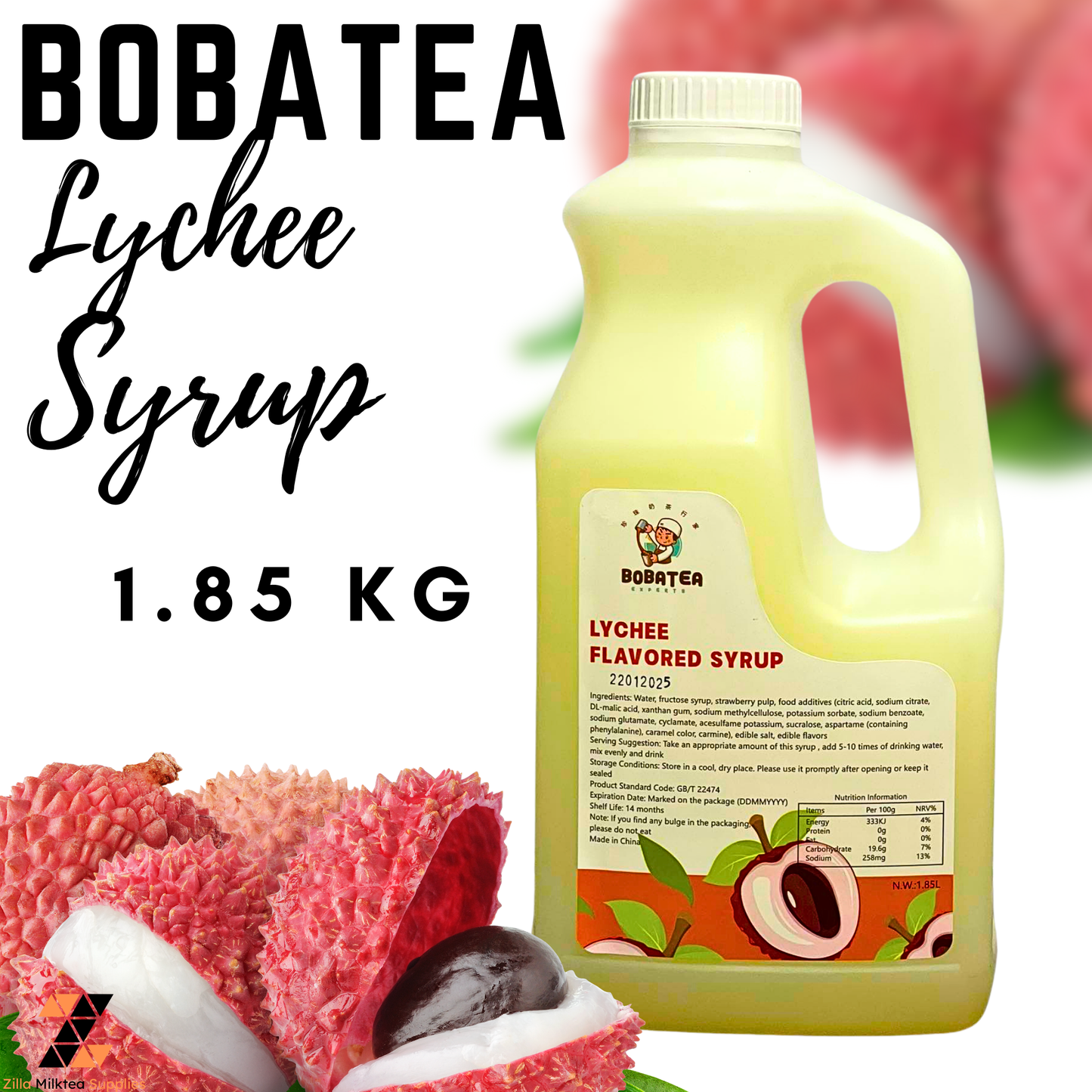 Bobatea Fruit Syrups for Milktea, Milk Tea, Fruit Tea, Green tea