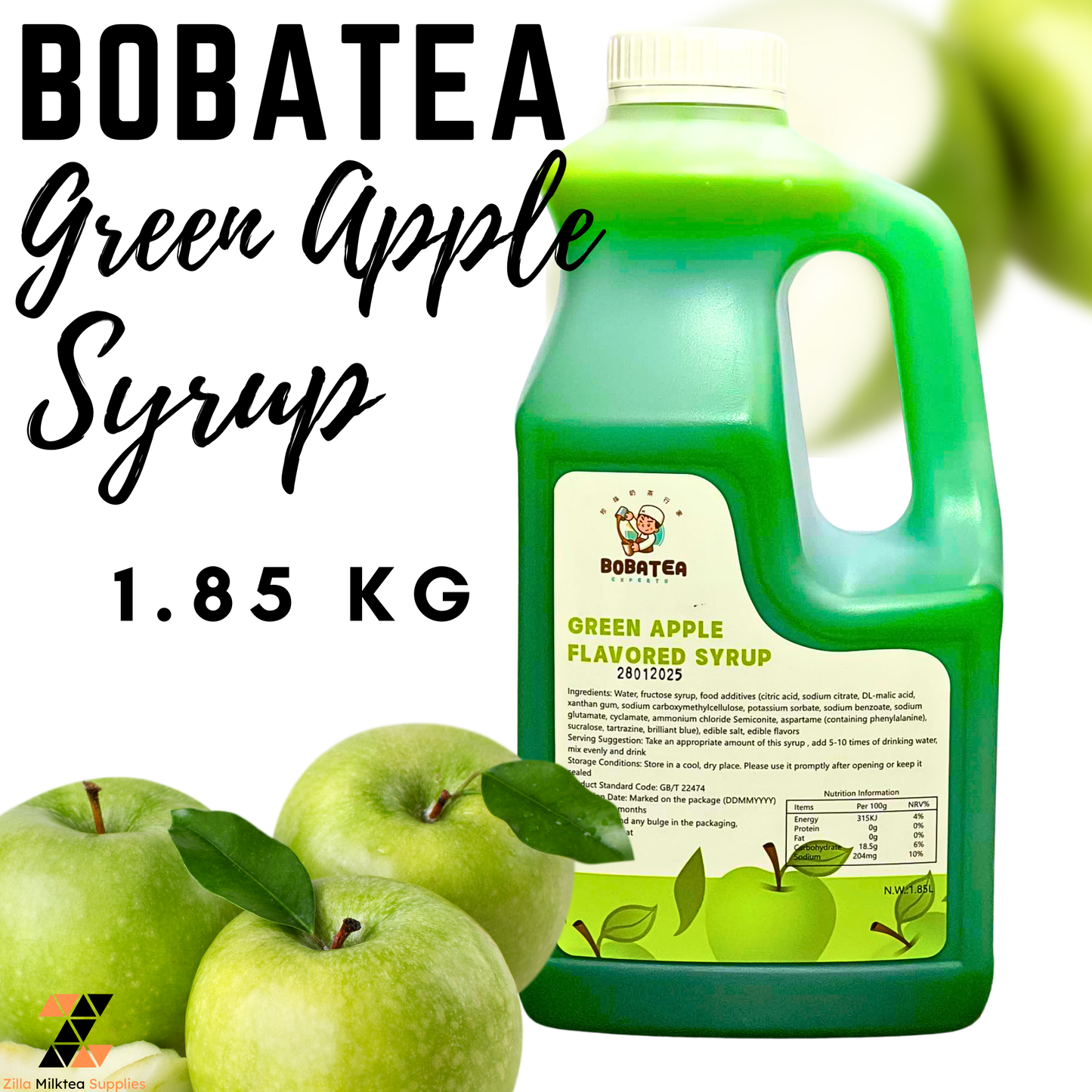 Bobatea Fruit Syrups for Milktea, Milk Tea, Fruit Tea, Green tea