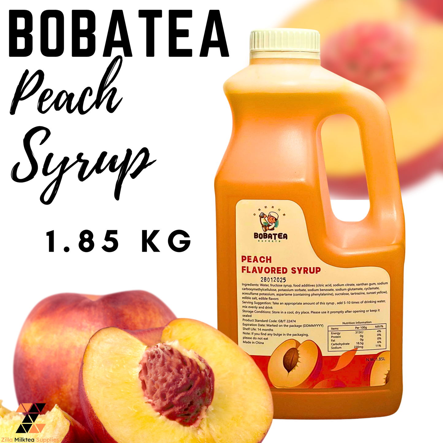 Bobatea Fruit Syrups for Milktea, Milk Tea, Fruit Tea, Green tea