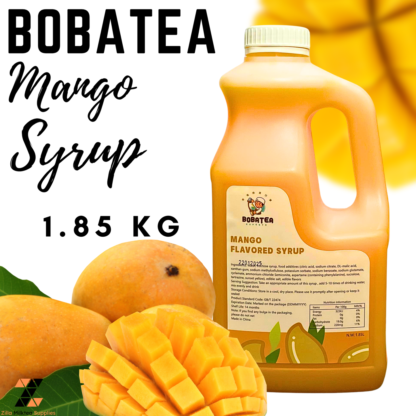 Bobatea Fruit Syrups for Milktea, Milk Tea, Fruit Tea, Green tea